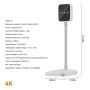 Web camera Kisonli D1 Standing 4K, 5P (3840*2160) вбудований мікрофон, 8Mp auto-focusing, від USB