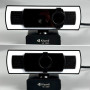 Web camera Kisonli D3 with Led 1080P, 5P (1920*1018) вбудований мікрофон, від USB