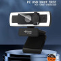 Web camera Kisonli D3 with Led 1080P, 5P (1920*1018) вбудований мікрофон, від USB