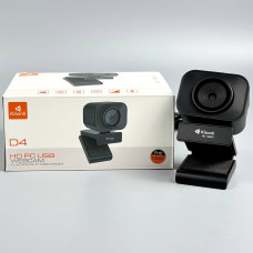 Web camera Kisonli D4 1080P, 5P (1920*1018) вбудований мікрофон, від USB