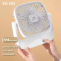 Вентилятор Kisonli F102 настільний 1200mAh (з вбуд. акум.) (22,0см)