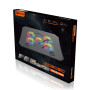 Підставка-охолоджувач для ноутбука Meetion CP3030 RGB 9-15.6inch