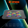 Підставка-охолоджувач для ноутбука Meetion CP3030 RGB 9-15.6inch