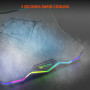 Підставка-охолоджувач для ноутбука Meetion CP4040 RGB 9-17inch