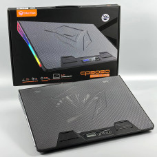 Підставка-охолоджувач для ноутбука Meetion CP5050 RGB 9-19inch