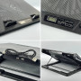 Підставка-охолоджувач для ноутбука Meetion CP5050 RGB 9-19inch