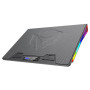 Підставка-охолоджувач для ноутбука Meetion CP5050 RGB 9-19inch