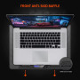 Підставка-охолоджувач для ноутбука Meetion CP5050 RGB 9-19inch