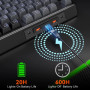 Клавіатура бездротова ігрова Meetion MK14 2.4G+BT, RGB (з Eng розкладкою)