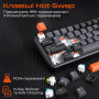 Клавіатура бездротова ігрова Meetion MK12 2.4G+BT, RGB (з Eng розкладкою)