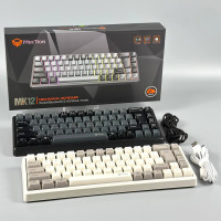 Клавіатура бездротова ігрова Meetion MK12 2.4G+BT, RGB (з Eng розкладкою)