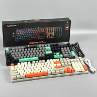 Клавіатура дротова ігрова Meetion MK009 Blue Switch RGB (з Eng, UA розкладками)