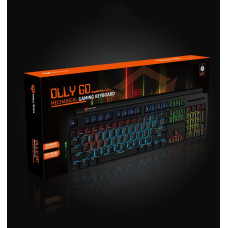 Клавіатура дротова ігрова Meetion MK600MX Blue Switch, RGB (з Eng, UA розкладками)