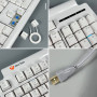 Клавіатура дротова ігрова Meetion MK600MX Blue Switch, RGB (з Eng, UA розкладками)