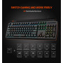 Клавіатура дротова ігрова Meetion MK600MX Blue Switch, RGB (з Eng, UA розкладками)