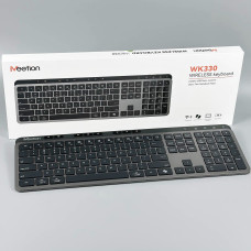Клавіатура бездротова Meetion WK-330 2.4G+BT, 300mAh (з Eng розкладкою)