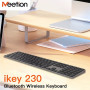 Клавіатура бездротова Meetion iKey K230 2.4G+BT, 300mAh (з Eng розкладкою)
