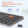Клавіатура бездротова Meetion iKey K230 2.4G+BT, 300mAh (з Eng розкладкою)