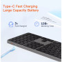 Клавіатура бездротова Meetion iKey K230 2.4G+BT, 300mAh (з Eng розкладкою)