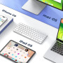 Клавіатура бездротова Meetion iKey K210 2.4G+BT, 300mAh (з Eng розкладкою)