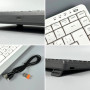 Клавіатура бездротова Meetion BTK500 2.4G+BT, 500mAh (з Eng, UA розкладками)