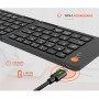 Клавіатура бездротова Meetion BTK001 150mAh складна (з Eng розкладкою)