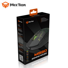 Мишка Games дротова Meetion M930 V23 RGB 6 Keys, 2400dpi