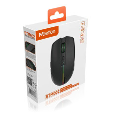 Мишка бездротова Meetion BTM002 RGB 6keys, Type-C (Connector: Bluetooth+2.4G USB)