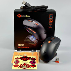 Мишка Games бездротова Meetion GW38 RGB 6 Keys, 8000dpi (Connector: Bluetooth+2.4G USB)