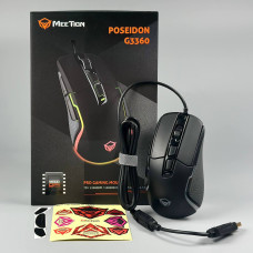 Мишка Games дротова Meetion G3360 RGB 6 Keys, 12000dpi