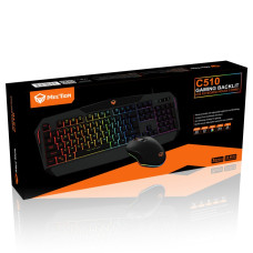 Клавіатура дротова + мишка Meetion C510 2in1 RGB, USB (з Eng, Ru розкладками)
