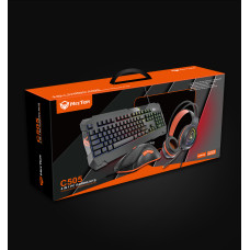 Ігровий комплект Meetion C505 4in1 (клавіатура + мишка + навушники + килимок) (з Eng, UA розкладками)