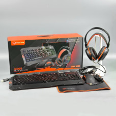 Ігровий комплект Meetion C505 4in1 (клавіатура + мишка + навушники + килимок) (з Eng, UA розкладками)