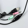Навушники комп'ютерні Meetion HP022 3.5mm*2 + Wired