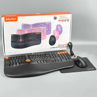 Клавіатура бездротова + мишка та килимок Meetion DirectorC2 2in1, 2.4G+Bluetooth (з Eng, UA розкладками)