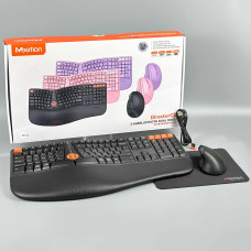 Клавіатура бездротова + мишка та килимок Meetion DirectorC2 2in1, 2.4G+Bluetooth (з Eng, UA розкладками)