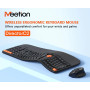 Клавіатура бездротова + мишка та килимок Meetion DirectorC2 2in1, 2.4G+Bluetooth (з Eng, UA розкладками)
