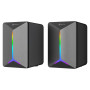 Колонка комп'ютерна Meetion SP2011 3.5mm+USB, 3W*2, RGB (6,7*7,9*9,8 см)