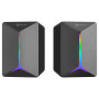 Колонка комп'ютерна Meetion SP2011 3.5mm+USB, 3W*2, RGB (6,7*7,9*9,8 см)