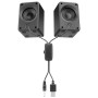 Колонка комп'ютерна Meetion SP2011 3.5mm+USB, 3W*2, RGB (6,7*7,9*9,8 см)