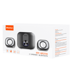Комп'ютерні колонки Meetion SP2110 Bluetooth+3.5mm+USB (Big 10,5*13,0 см; Small 5,5*7,5*6,5 см)