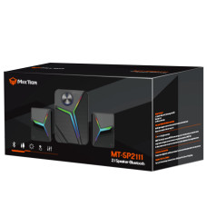 Колонка комп'ютерна Meetion SP2111 Bluetooth+3.5mm+USB, 15W, RGB (13,0*9,6*10,7 см)