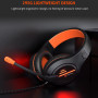 Навушники комп'ютерні Meetion HP021 3.5mm*2+USB+Wired+Led