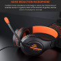 Навушники комп'ютерні Meetion HP021 3.5mm*2+USB+Wired+Led