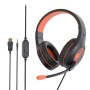 Навушники комп'ютерні Meetion HP021 3.5mm*2+USB+Wired+Led