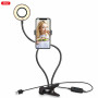 Кільцева світлодіодна Led Лампа стійка XO BGD001/LS-90 3.5 inch 2в1 з затискачем для телефону