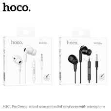 Навушники Hoco M101 Pro Crystal sound 3.5mm wire-controlled earphones with microphone