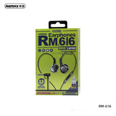 Навушники Remax RM-616 Metal 3.5 mm з мікрофоном