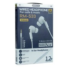 Навушники Remax RM-533 3.5 mm з мікрофоном
