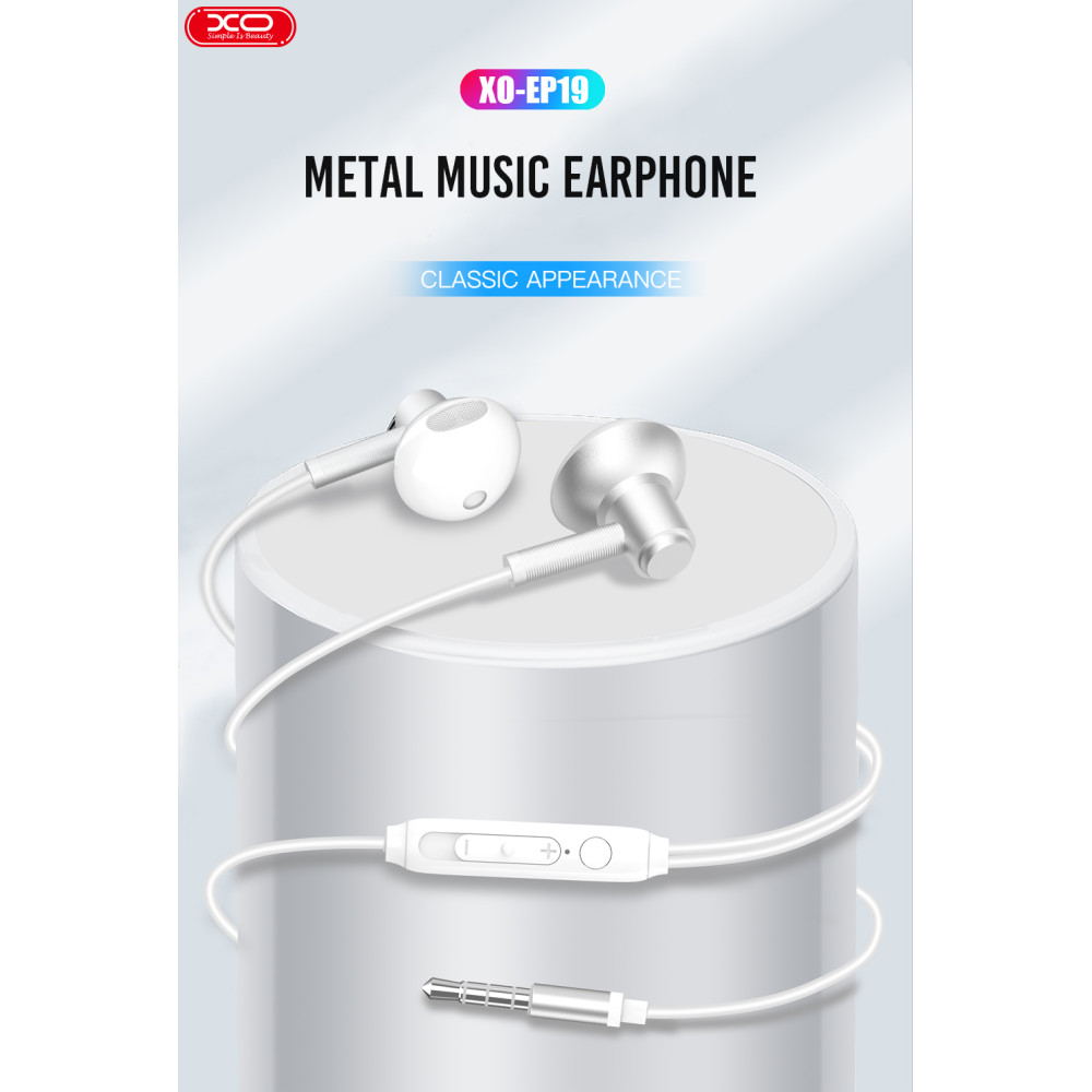 Навушники MP3 XO EP19 Music з мікрофоном 3.5 mm